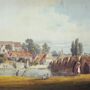 Aylesford, near Maidstone, Kent, 19th century Print Aylesford, near Maidstone, Kent, 19th century Print