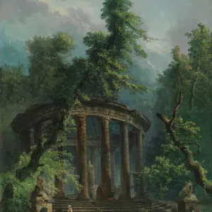 Der Schwimmbad, Künstler: Hubert Robert