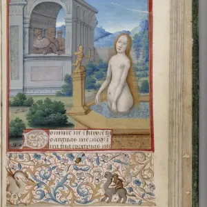Bathsheba Bathing Print, 1485-1499