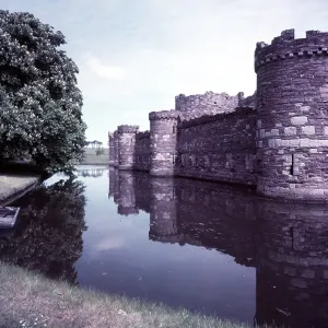Print of Beaumaris Castle, Anglesey, c1955 Print of Beaumaris Castle, Anglesey, c1955