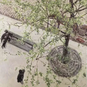 Boulevard Seen from Above, 1880 Print Boulevard Seen from Above, 1880 Print