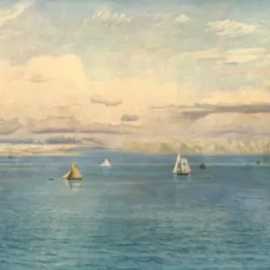 Britannias Realm, 1880, Print of a Pembrokeshire Coast Scene Britannias Realm, 1880, Print of a Pembrokeshire Coast Scene