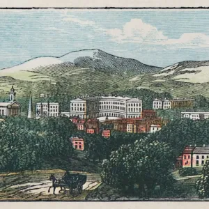 Buxton Print, c1910: A Vintage Town Scene Buxton Print, c1910: A Vintage Town Scene
