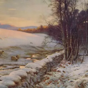 The Edge of the Wood, 1911 Print by Joseph Farquharson The Edge of the Wood, 1911 Print by Joseph Farquharson