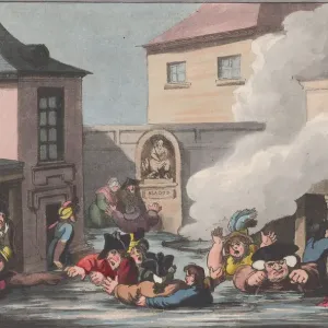 Heritage Images Print: Comforts of Bath, Plate 7 (1798) Heritage Images Print: Comforts of Bath, Plate 7 (1798)
