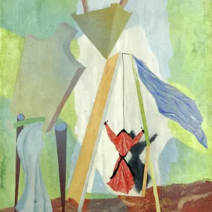 Print of Composition, 1932 Oil on paper Print of Composition, 1932 Oil on paper