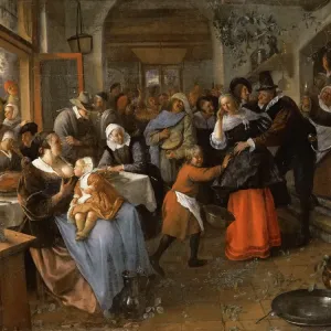 The Cuckold Bridegroom Print, Art History Museum, Vienne