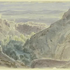 Cuenca, 1850. Créateur : Karl Peter Burnitz