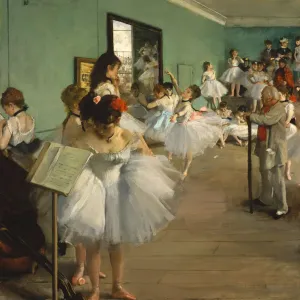 The Dance Class Print, 1874 by Edgar Degas The Dance Class Print, 1874 by Edgar Degas