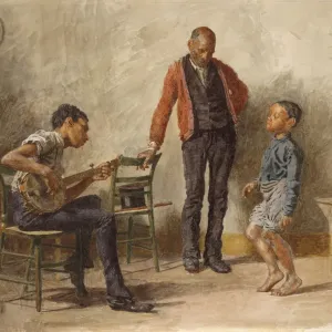 Die Tanzstunde, 1878; Künstler: Thomas Eakins