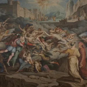 Dante and Virgil in the Second Circle of Hell, 1823 Print Dante and Virgil in the Second Circle of Hell, 1823 Print