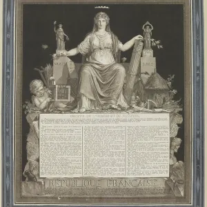 1793 Print of The Declaration of the Rights of Man 1793 Print of The Declaration of the Rights of Man