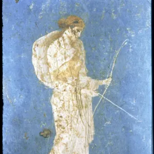 Diana die Jägerin, Fresko aus dem Haus Stabiae in Pompeji