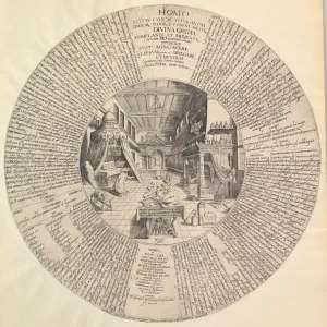 Heinrich Khunrath's Alchemists Laboratory Print Heinrich Khunrath's Alchemists Laboratory Print