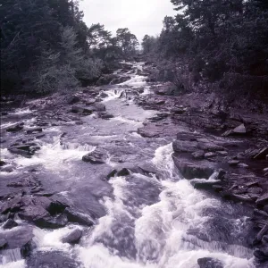 Dochart Falls Print, c1955 Dochart Falls Print, c1955