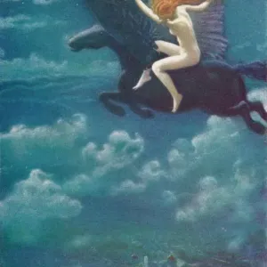 Heritage Images Print of Dream Idyll (A Valkyrie), 1902 Heritage Images Print of Dream Idyll (A Valkyrie), 1902
