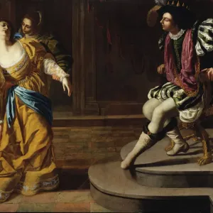 Esther vor Ahasverus, Künstlerin: Artemisia Gentileschi