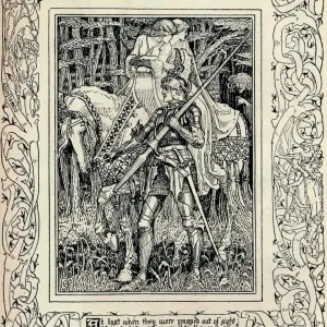 Walter Crane's Print of The Faerie Queene, c1900 Walter Crane's Print of The Faerie Queene, c1900