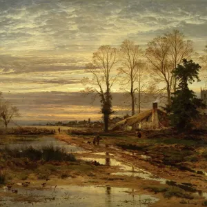 Febrero Llena Dique, 1881. Creador: Benjamin Williams Leader Febrero Llena Dique, 1881. Creador: Benjamin Williams Leader