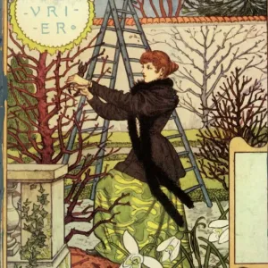 Février 1896. Créateur : Eugène Samuel Grasset Février 1896. Créateur : Eugène Samuel Grasset