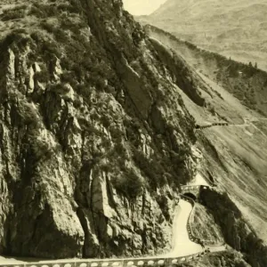 The Flexen Pass Print, c1935