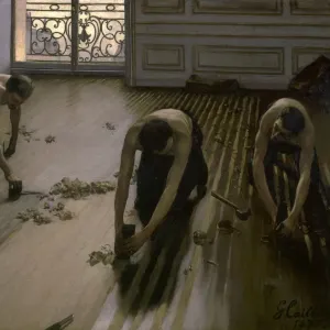 Los Escaladores de Suelos, 1875. Artista: Caillebotte, Gustave (1848-1894).
