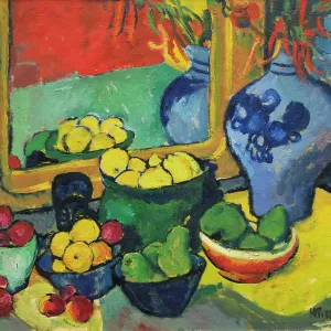 Fruit Print, 1910 Oil on Canvas Reproduction Fruit Print, 1910 Oil on Canvas Reproduction