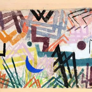 Spiel der Kräfte des Lechenlandeskaus, 1917. Ersteller: Klee, Paul (1879-1940)