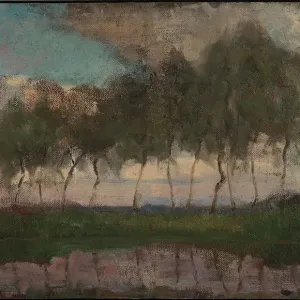 The Gein: Trees by the water Print The Gein: Trees by the water Print