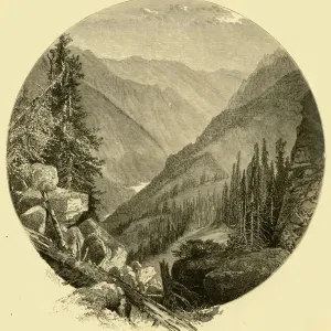 Giants Gap, 1874 Print by Thomas Moran Giants Gap, 1874 Print by Thomas Moran