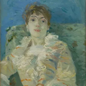 Print of a Young Woman Seated on a Divan, 1885 Print of a Young Woman Seated on a Divan, 1885