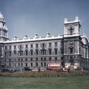 Print of Government offices in Parliament Square, London, c1955 Print of Government offices in Parliament Square, London, c1955