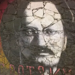 Leon Trotsky Graffiti Print, Leon Trotsky Museum Collection Leon Trotsky Graffiti Print, Leon Trotsky Museum Collection