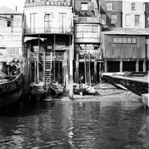 Limehouse Harbour Masters Office Print, c1905 Limehouse Harbour Masters Office Print, c1905