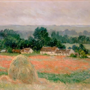 Haystack Print, Giverny Landscape Haystack Print, Giverny Landscape