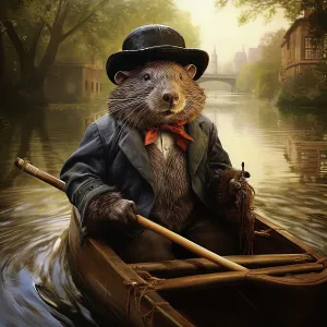 Ratty from The Wind in the Willows Print, 2023 Ratty from The Wind in the Willows Print, 2023