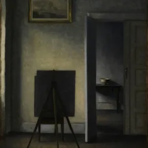 Vilhelm Hammershoi Interior Print, 1910 Vilhelm Hammershoi Interior Print, 1910
