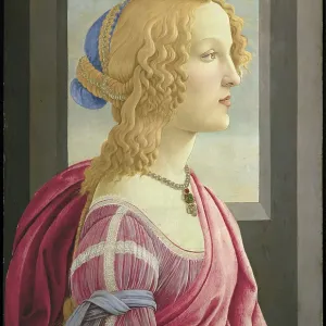 Print of Sandro Botticelli's La Bella Simonetta, 1469 Print of Sandro Botticelli's La Bella Simonetta, 1469