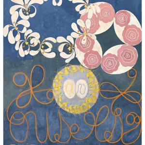 Los Diez Más Grandes, Infancia, N.º 1, Grupo IV, 1907. Creadora: Hilma af Klint (1862-1944) Los Diez Más Grandes, Infancia, N.º 1, Grupo IV, 1907. Creadora: Hilma af Klint (1862-1944)