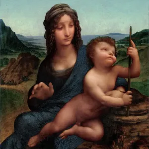 The Madonna of the Yarnwinder Print, c. 1501