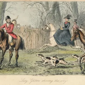 Heritage Images Print: Lucy Glitters Showing the Way, 1865 Heritage Images Print: Lucy Glitters Showing the Way, 1865