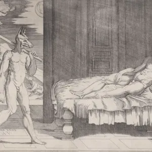 Agostino Veneziano's Lycaon Print, 1524