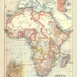 Heritage Images Print: Map of Africa, 1902 Heritage Images Print: Map of Africa, 1902