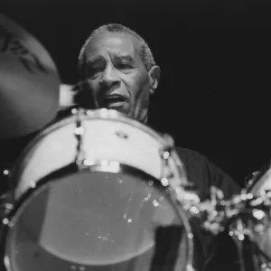 Max Roach Print, a photograph of the jazz drummer