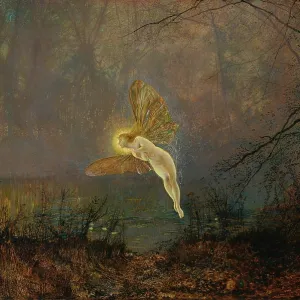 Print of Midsummer Night or Iris, 1876 by John Atkinson Grimshaw Print of Midsummer Night or Iris, 1876 by John Atkinson Grimshaw