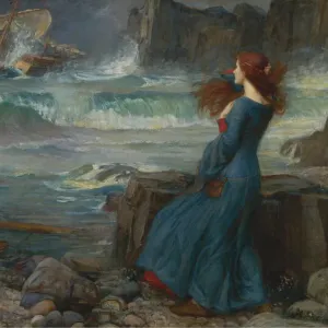 Miranda, The Tempest Print, 1916 by John William Waterhouse Miranda, The Tempest Print, 1916 by John William Waterhouse