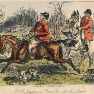 Heritage Images Print: Mr Muffington on Placid Joe, 1865 Heritage Images Print: Mr Muffington on Placid Joe, 1865