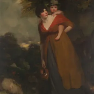 Signora Richard Brinsley Sheridan (Hester Jane Ogle, 1775 / 76-1817) e suo figlio... Creatore.