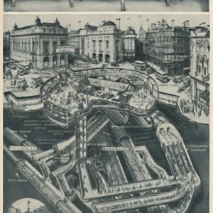 A New Piccadilly Circus Print, c1935 A New Piccadilly Circus Print, c1935