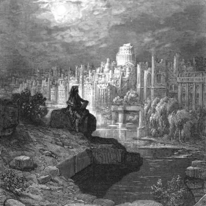 Gustave Doré's The New Zealander Print, 1872 Gustave Doré's The New Zealander Print, 1872
